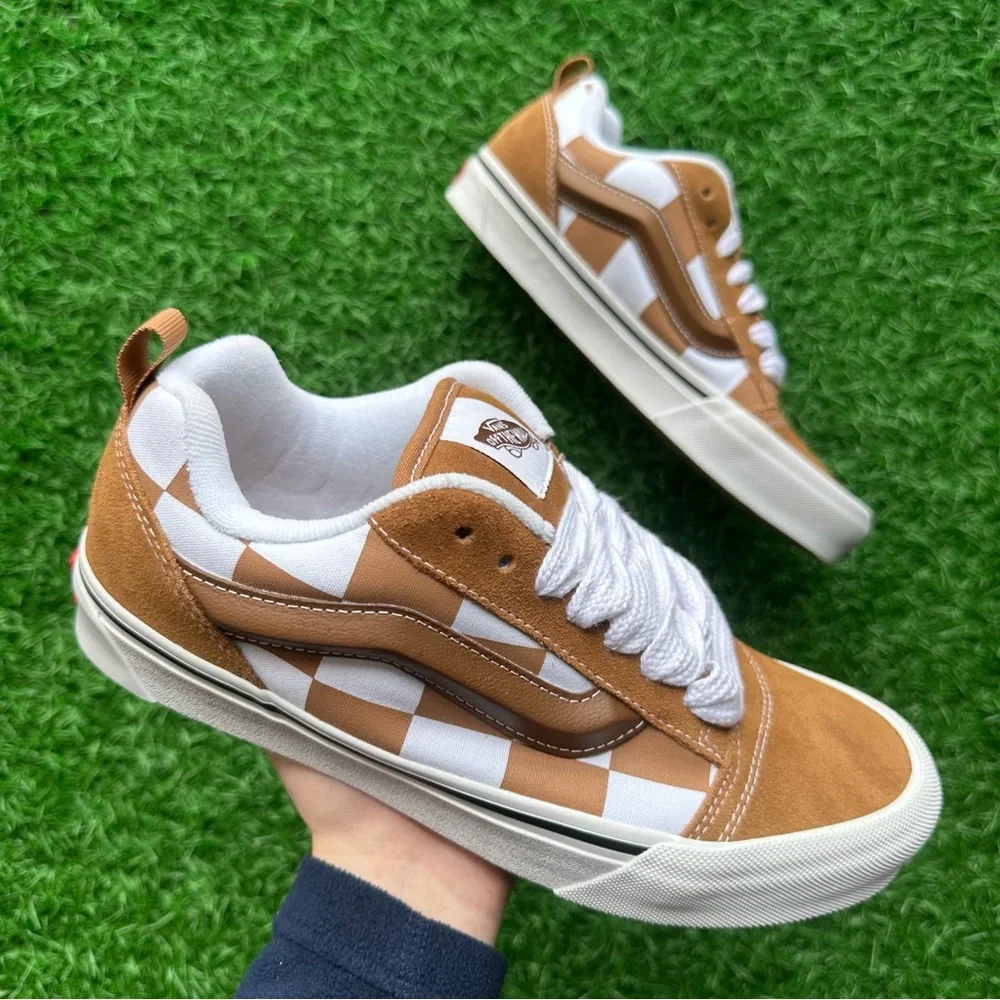 Vans Knu Skool Mega Check Brown - Picture 3 of 10